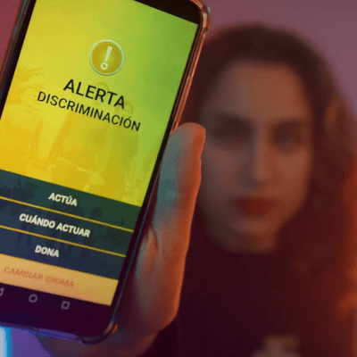 Imagen de la campaña APP Alerta Discriminación